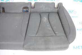 Rear row of seats 2nd row Audi A3 8V 15-16 4d leather, black, dry cleanable, cracks in leather, rusty frame