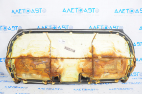Rear row of seats 2nd row Audi A3 8V 15-16 4d leather, black, dry cleanable, cracks in leather, rusty frame