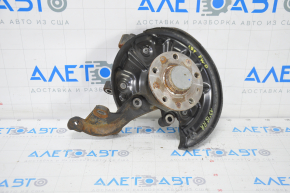 Trunnion with hub rear right Audi A3 8V 15-20 FWD 1.8T with casing, rusty