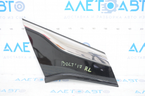 Rear fender trim left Chevrolet Bolt 17-21 black gloss, chrome molding