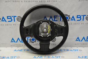 Naked steering wheel Fiat 500 12-19 leather, black, scuffs, bumps
