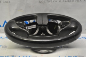 Naked steering wheel Fiat 500 12-19 leather, black, scuffs, bumps