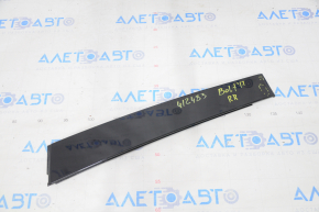 Door trim side rear right Chevrolet Bolt 17-21 front, black gloss, bumpers