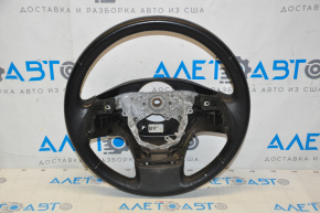 Lexus IS250 IS300 IS350 06-12 naked steering wheel, black leather, dents on leather, scratches on plastic