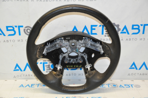 Naked steering wheel Nissan Pathfinder 13-20 leather black, scratches, dents