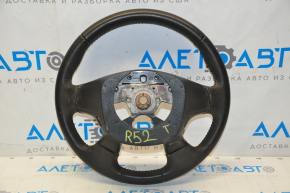 Naked steering wheel Nissan Pathfinder 13-20 leather black, scratches, dents