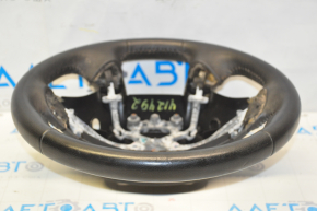 Naked steering wheel Nissan Pathfinder 13-20 leather black, scratches, dents