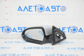Side mirror left Kia Niro 17-22 10 pins, silver, turn signal, BSM