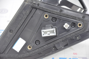 Side mirror left Kia Niro 17-22 10 pins, silver, turn signal, BSM