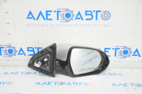 Side mirror right Kia Niro 17-22 10 pins, silver, turn signal, BSM