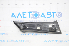 Left trunk door molding along glass Chevrolet Bolt 17-21 black, glossy, scratches