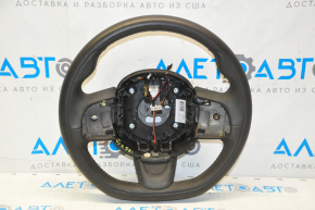 Steering wheel bare Fiat 500X 16-18 leather with heating, scratches