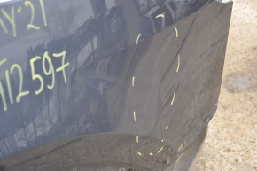 Quarter wing rear left Tesla Model Y 21- on the body, cast side member, graphite, fold