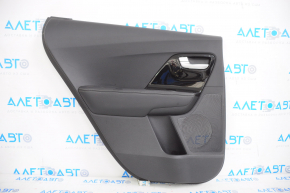 Door trim card rear left Kia Niro 17-22 HEV, PHEV black, glossy insert, without heating
