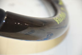 Naked steering wheel Lexus ES300h ES350 13-15 prerest, black leather, dark wood, heated, scratches