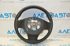 Naked steering wheel Nissan Rogue 14-16 rubber black, fragment broken off