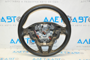 Naked steering wheel Ford Fusion mk5 13-20 rubber black, scuffs