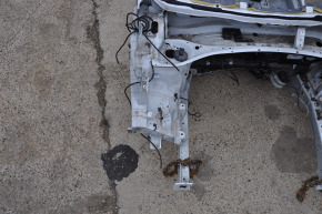 Front right quarter Hyundai Santa FE Sport 13-18 on the body, white