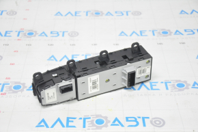 Front left window lift control Kia Niro 17-22 chrome, for automatic folding