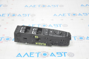 Front left window lift control Kia Niro 17-22 chrome, for automatic folding