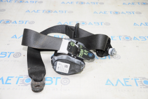 Seat belt rear right GMC Terrain 10-17 black, tear, worn fastening