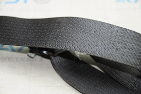Seat belt rear right GMC Terrain 10-17 black, tear, worn fastening