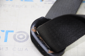 Seat belt rear right GMC Terrain 10-17 black, tear, worn fastening