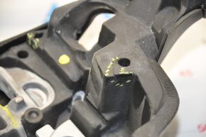 Naked steering wheel Ford Edge 15-18 rubber black, bumper, torn fasteners