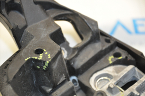 Naked steering wheel Ford Edge 15-18 rubber black, bumper, torn fasteners