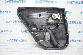 Door trim card rear right Kia Niro 17-22 HEV, PHEV black, glossy insert, without heating, scratches