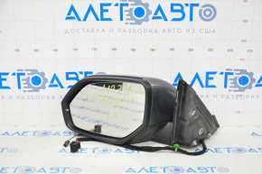 Side mirror left VW Atlas 18- 6+2 pins, BSM, turn signal, graphite