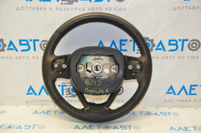 Naked steering wheel Jeep Cherokee KL 14 - leather black with heating, dents