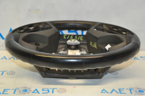 Naked steering wheel Hyundai Sonata 11-15 leather black, without buttons and pads, scratches