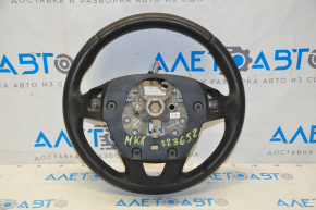 Steering wheel bare Lincoln MKX 16- leather black with heating, scratches