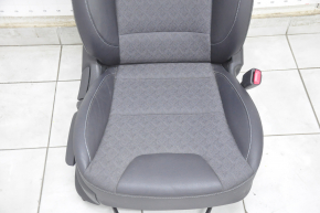 Passenger seat Kia Niro 17-22 HEV, PHEV with airbag, combined black, mechanical, heated