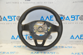 Bare steering wheel Honda Accord 18-22 rubber, black, scratches on plastic