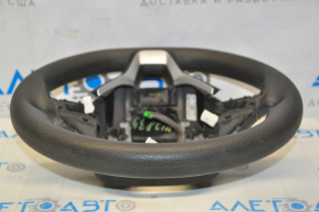 Bare steering wheel Honda Accord 18-22 rubber, black, scratches on plastic
