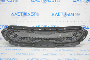 Radiator grill grill Kia Niro 17-19 HEV, PHEV without radar, chrome + black gloss, sand