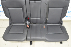 Rear row of seats 2nd row VW Atlas 18 - leather, black, crack, missing pad