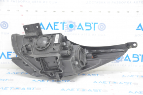 Front right headlight complete Kia Niro 17-19 HEV, PHEV with bracket, halogen, LED DRL, sand, for polishing