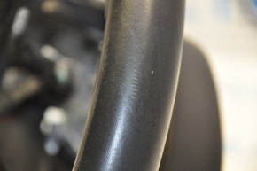 Naked steering wheel Jeep Cherokee KL 14 - black leather, without heating, minor scratches, torn fasteners