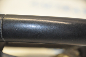 Naked steering wheel Jeep Cherokee KL 14 - black leather, without heating, minor scratches, torn fasteners
