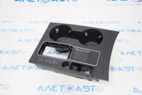 Center console trim with cup holder VW Atlas 18- black