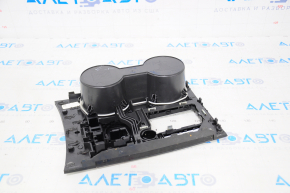 Center console trim with cup holder VW Atlas 18- black