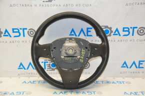 Naked steering wheel Kia Optima 16-18 rubber black, without pads and buttons, worn, dent