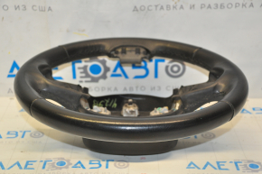 Naked steering wheel Jeep Cherokee KL 14 - black leather, no heating, dents, no pad, torn fasteners