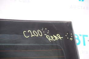 Rear glass Chrysler 200 15-17 tinted, scratches