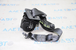 Rear right seat belt Hyundai Sonata 15-19 black, dry cleanable
