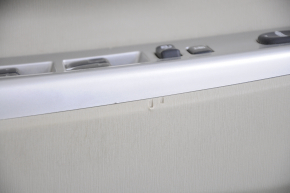 Door trim card front left Toyota Prius V 12-17 beige with beige insert cloth, scratches, for dry cleaning