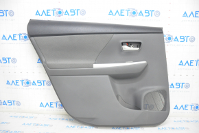 Door trim panel, rear left, Toyota Prius V 12-14, dark gray cloth